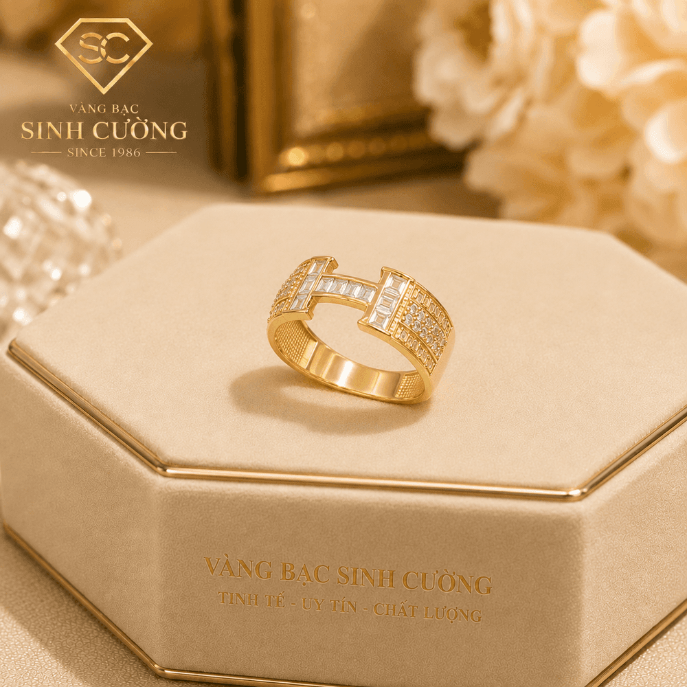 Nhẫn Khải Hoàn — Vàng tây 10K