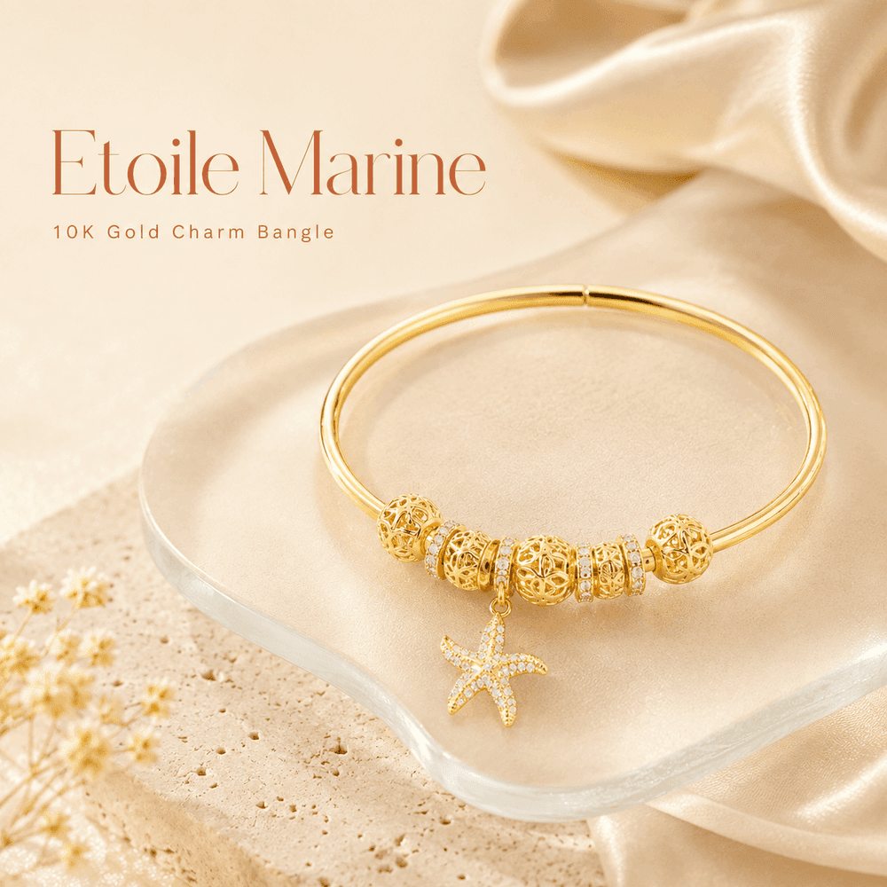 Éclat de Charme - 10K Gold Charm Collection