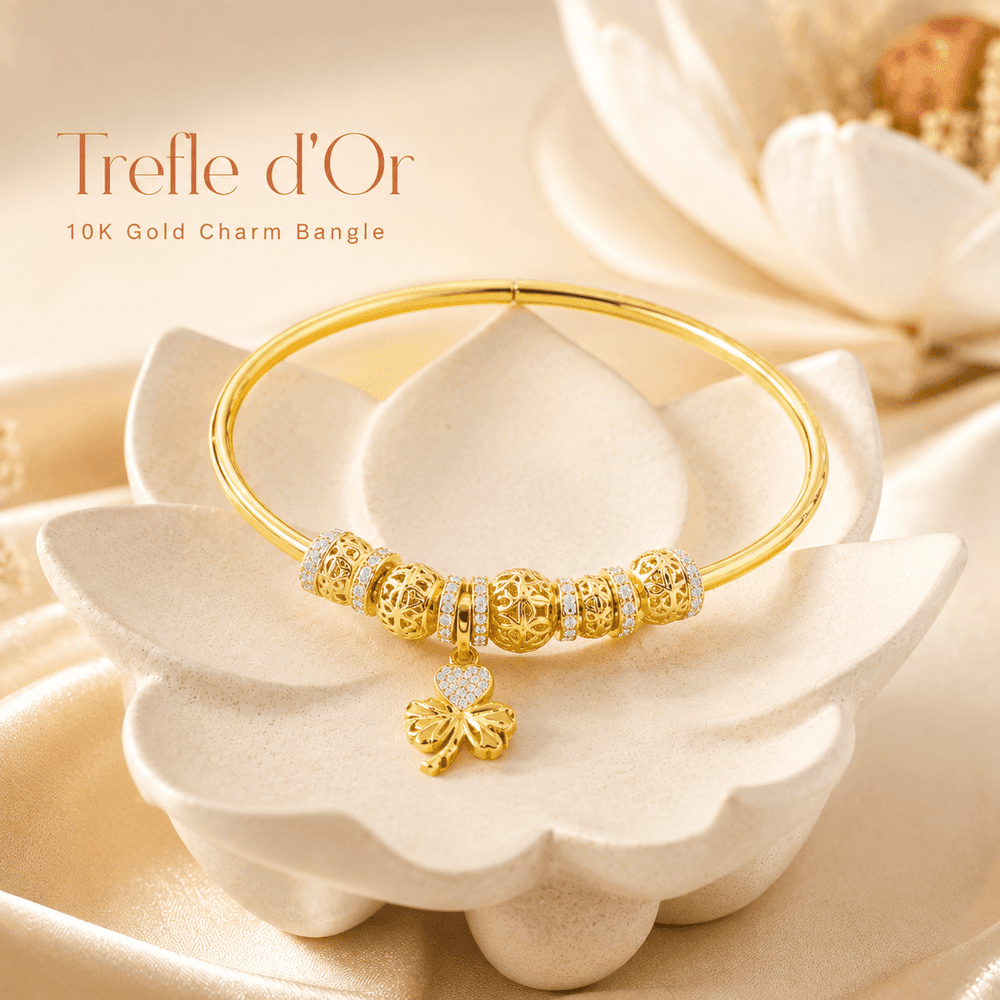 Éclat de Charme - 10K Gold Charm Collection