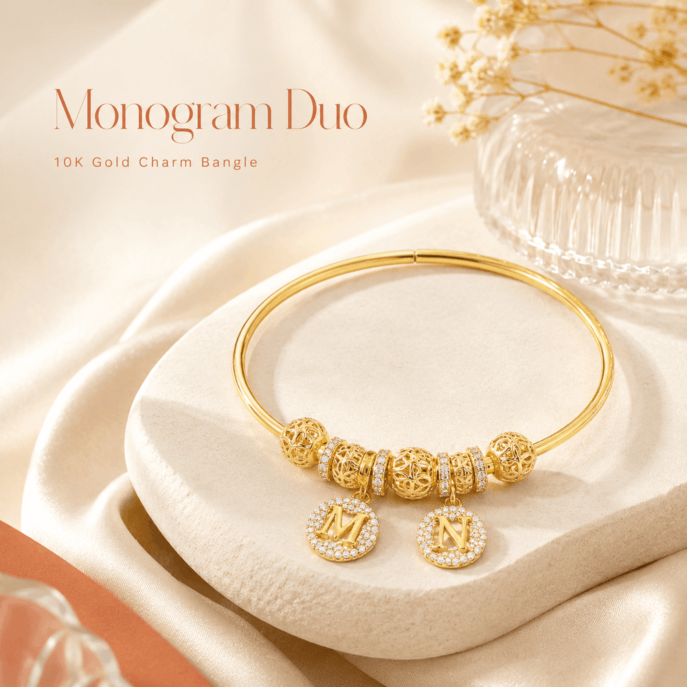 Éclat de Charme - 10K Gold Charm Collection