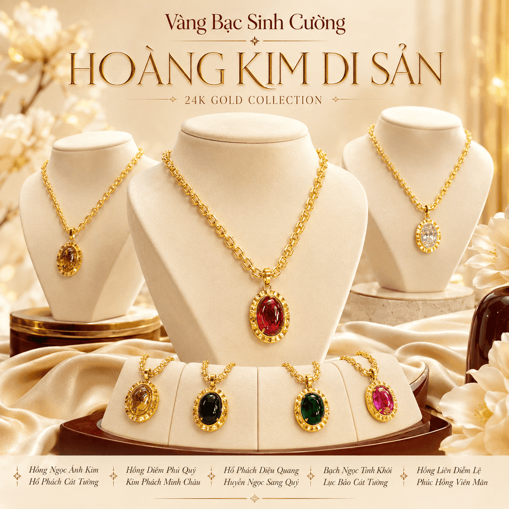 Hoàng Kim Di Sản – 24K Gold Necklace Collection